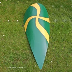 Deepeeka Bouclier Normand -France Épées médiévales Soldes 2023 bouclier normand 5