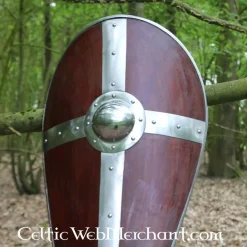 Deepeeka Bouclier Normand Renforcé -France Épées médiévales Soldes 2023 bouclier normand renforce 2