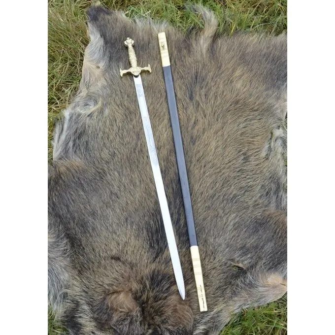 Deepeeka Épée De Cérémonie, Poignée Dorée 4 Deepeeka Épée De Cérémonie, Poignée Dorée – Image 2