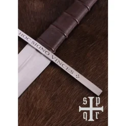 SPQR Épée De Chevalier Templier, Battle-ready (émoussé 3 Mm) -France Épées médiévales Soldes 2023 epee de chevalier templier battle ready emousse 3 3