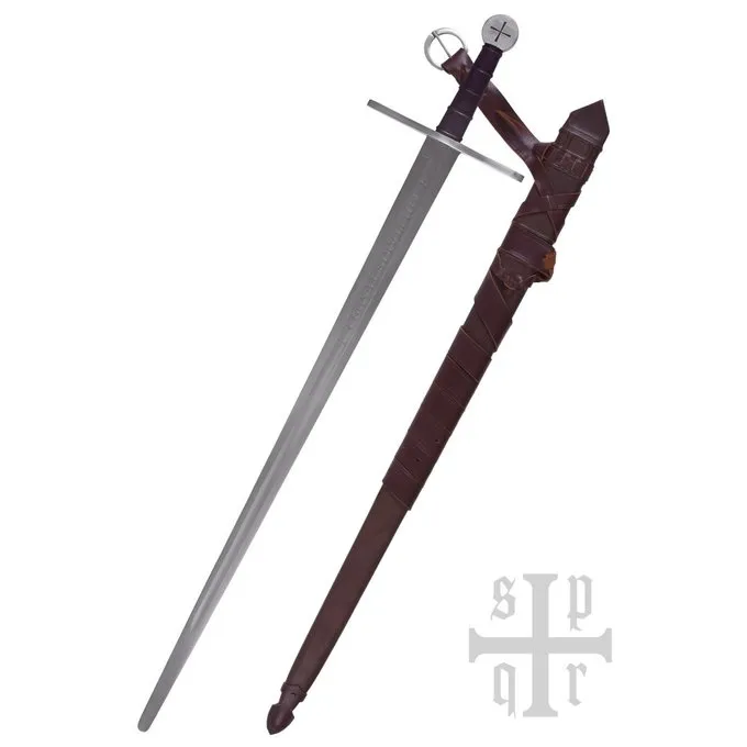 SPQR Épée Des Templiers Milites Templi, Battle-ready (émoussé 3 Mm) 4 SPQR Épée Des Templiers Milites Templi, Battle-ready (émoussé 3 Mm) – Image 2
