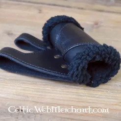 Epic Armoury LARP Porte-épée Avec Garnitures De Fourrure, De Cuir Et De La Main Gauche