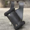 Epic Armoury Porte-épée LARP Avec Fourrure, Noir -France Épées médiévales Soldes 2023 porte epee larp avec fourrure noir