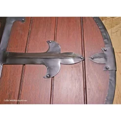 Deepeeka Rondache à Croix, En Bois -France Épées médiévales Soldes 2023 rondache a croix en bois 4