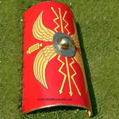 Deepeeka Scutum En Bois -France Épées médiévales Soldes 2023 scutum en bois 2