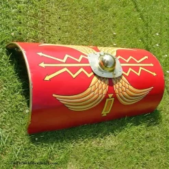 Deepeeka Scutum En Bois -France Épées médiévales Soldes 2023 scutum en bois 3